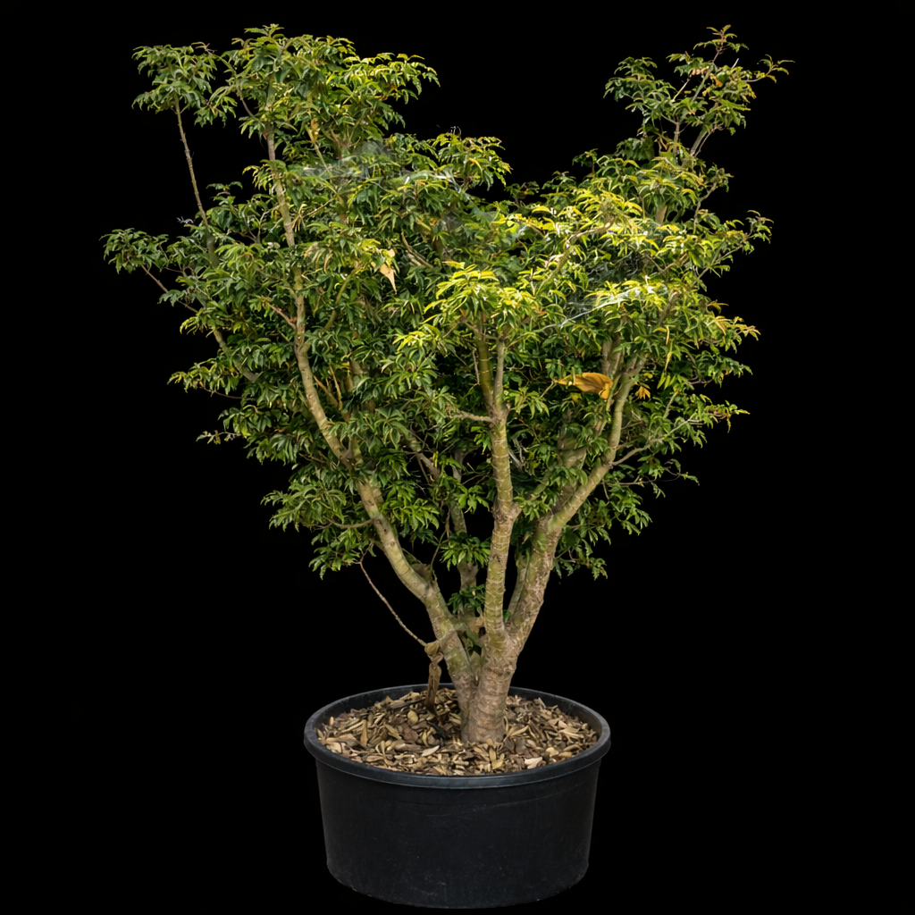 Acer crispifolium fond noir